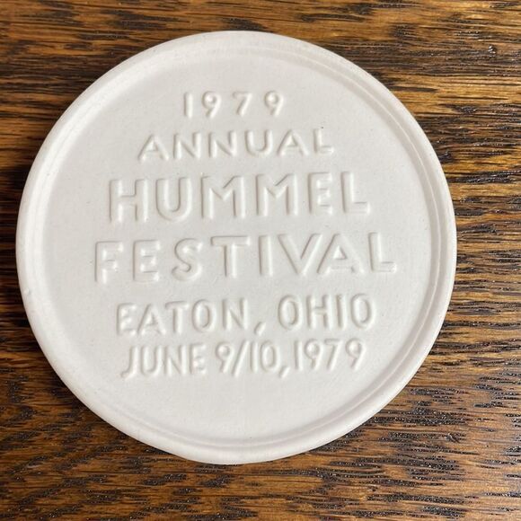 Goebel Hummel Ceramic Collectors Club Discs/Plates , 4 total, Vintage 70’s - Picture 6 of 10